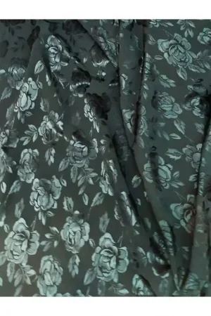 50 CM TESSUTO CADY IN SETA OPERATO JACQUARD FIORE PUCCI ALTO 150CM Promozione Esclusiva