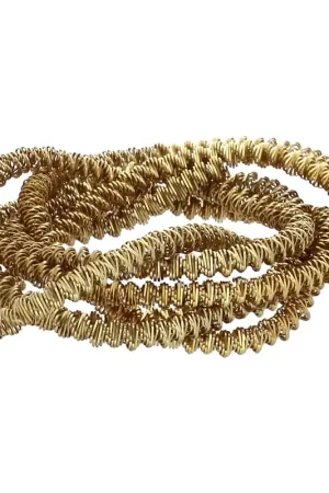 Cannetille spirale frisée 3.1 mm pour broderie - création broches - Dark Bronze x3 Bestseller