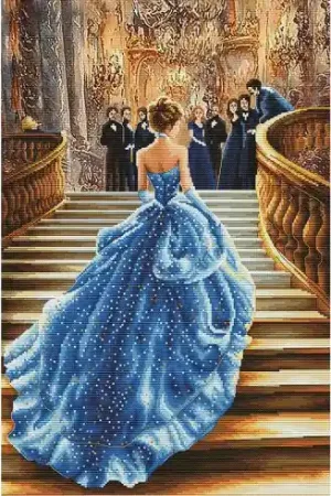 Prezzo Ridotto kit ricamo a punto croce - Cenerentola - Nova Sloboda