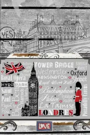 Foglio di punto croce - Weekend a Londra - Isabelle Haccourt Vautier Solo Oggi