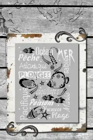 Prezzo Di Fabbrica Foglio di punto croce - sea life - Isabelle Haccourt Vautier