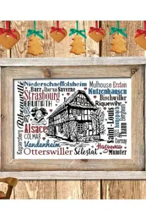 Nuova Collezione Foglio di punto croce - Ricordi d'Alsazia - Isabelle Haccourt Vautier