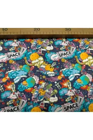 Compra Oggi Stesso 50 CM TESSUTO COTONE STAMPATO TEEN ALTO 150 CM