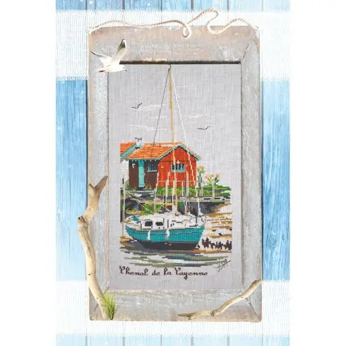 Economico Foglio di punto croce - Canale Cayenne - Isabelle Haccourt Vautier