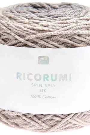 Coton Ricorumi Spin Spin par Rico Design pour Amigurumi - Gris x50g Ultime Pezzi