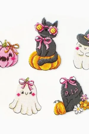 Prezzo Basso Kit di ornamenti da ricamare - Boo - Letistitch