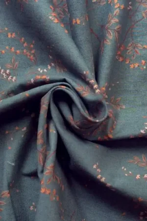 Consegna Rapida 27th Centenary Collection by Yoko Saito, Tessuto Blu con Rametti