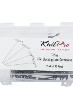 Ultime Pezzi Spilli a “T” per Bloccaggio KnitPro (50 unità)