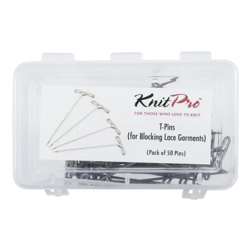 Ultime Pezzi Spilli a “T” per Bloccaggio KnitPro (50 unità)
