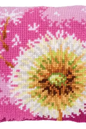 Ordina Subito Kit cuscino fori grossi - Fiore di peluche - Vervaco