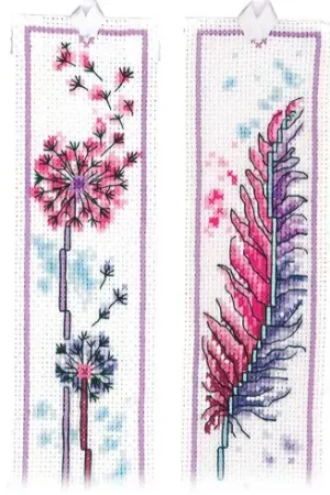 Promozione Kit segnalibro da ricamo - Piuma e dente di leone - Vervaco