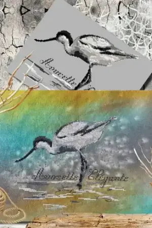 Foglio di punto croce - L'eleganza - Isabelle Haccourt Vautier Spedizione Gratuita