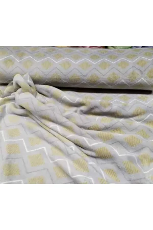 50 Cm Tessuto Pile Cinigliato Morbidoso Stampato H 150 Nuova Collezione