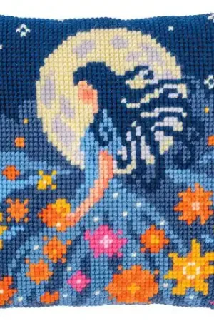 Nuova Collezione Kit cuscino fori grossi - Figlia della luna - Vervaco