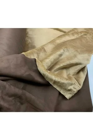 Offerta Lampo 50 Cm Tessuto Dainetto Finto Accoppiato Pelliccia Alto 150 Cm