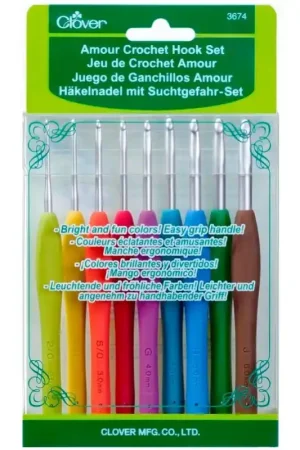 Spedizione Gratuita Set di Uncinetti Clover Amour