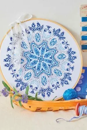 Prezzo Basso Foglio di punto croce - delft - Isabelle Haccourt Vautier