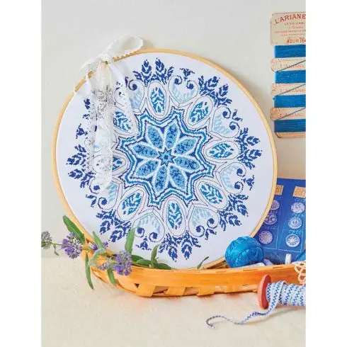 Prezzo Basso Foglio di punto croce - delft - Isabelle Haccourt Vautier