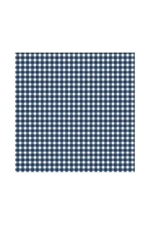 Di Tendenza Maywood Studio, Beautiful Basics Rich Navy Classic Check, Tessuto a Quadretti Blu Scuro
