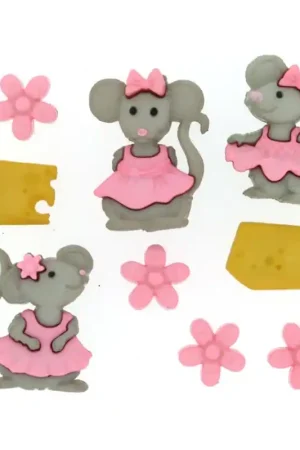 Ultima Occasione Bottoni Topolina Ballerina