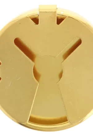 Prezzo Basso Cache boutons à personnaliser pour bouton de manchette 20mm - Doré à l'or fin x1