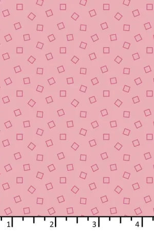 EQP Future Heirloom, Tunbling Blocks Lemonade - Tessuto Rosa con quadratini Economico