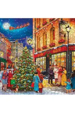 puzzle in legno - Via del Natale - 505 pezzi - Wooden City Spedizione Espresso