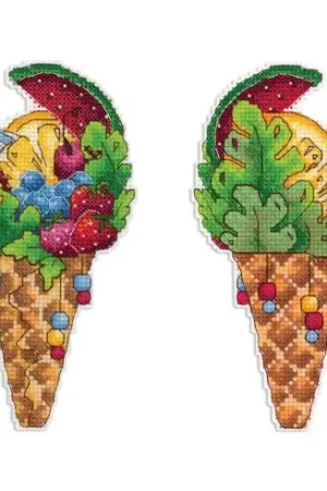 Consegna Rapida Kit di ornamenti da ricamare - Un assaggio d'estate - MP Studia