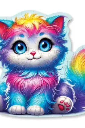 puzzle in legno - Gattino fantastico - 75 pezzi - Wooden City Compra Oggi Stesso