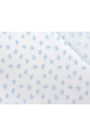 50 cm Piquet Millerighi stampato trendy Fiocchetto con Nodo Fondo Bianco  alto 150 cm Bestseller