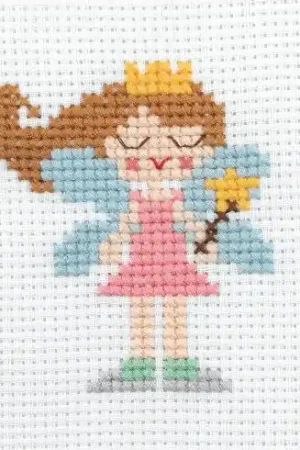 Consegna Rapida Kit di ricamo a punto croce per bambini - Fata - Anchor