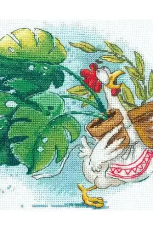 Soddisfatti O Rimborsati kit ricamo a punto croce - Invasatura - Andriana