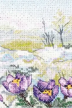 kit ricamo a punto croce - Fiori in inverno - MP Studia Promozione