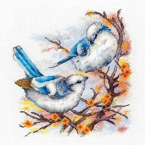 Quantità Limitata kit ricamo a punto croce - Aristocratici piumati - MP Studia