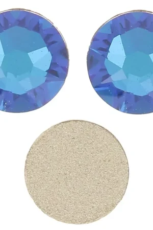 Popolare Strass à coller en cristal PureCrystal 4 mm - Crystal Bermuda Blue x36