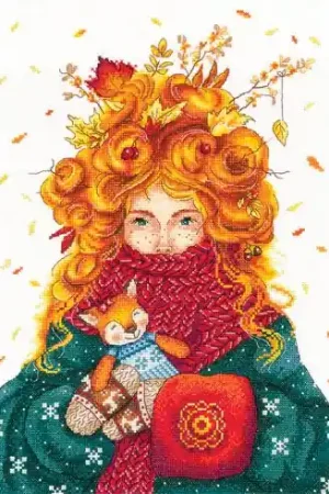 Nuovo Arrivo kit ricamo a punto croce - L'anima d'autunno - Andriana