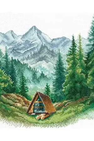 kit ricamo a punto croce - Soli nella natura - Andriana Prezzo Conveniente