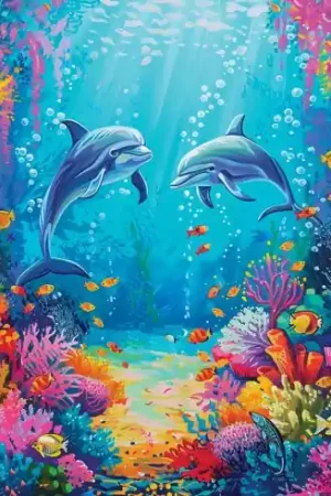 Kit ricamo diamante - Vita marina - Letistitch Reso Gratuito