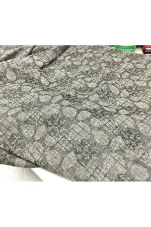 A Buon Prezzo Tessuto broccato leggero per tailleur primavera autunno nero o marrone alto 145 cm