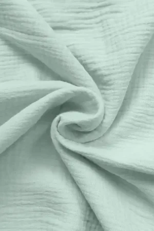 Garza doppio strato di puro cotone verde menta alta 135 cm Offerta Del Giorno