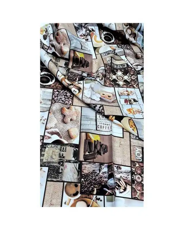 Super Prezzo 50 cm Tessuto in panama stampato misto cotone disegno digitale alto 150 cm