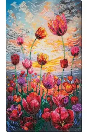 Kit di ricamo con perline - Ritmo di primavera - Abris Art Prezzo Di Fabbrica