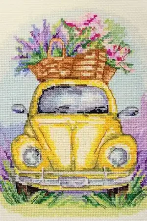 kit ricamo a punto croce - Avventure in Provenza - Abris Art Bestseller