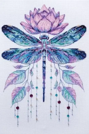 kit ricamo a punto croce - Musa dell'estate - Abris Art Promozione Esclusiva