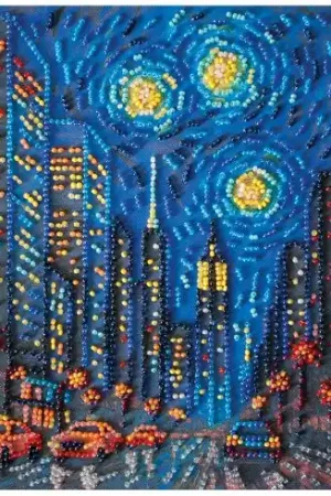 Kit di ricamo con perline - Il ritmo della vita - Abris Art Popolare