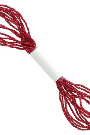 Economico Fil métallisé - Facets Kreinik pour la broderie - 1.7 mm - Rouge (003) x2.5m