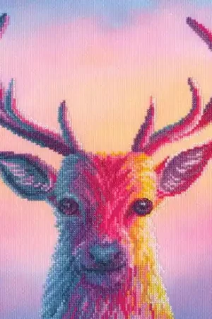 Reso Gratuito kit ricamo a punto croce - Il cervo - Bothy Threads