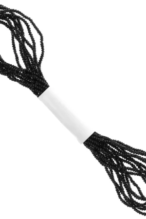 Super Prezzo Fil métallisé - Facets Kreinik pour la broderie - 1.7 mm - Noir (005) x2.5m