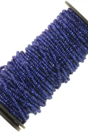 Occasione Fil métallisé - Facets Kreinik pour la broderie - 1.7 mm - Bleu Royal (033L) x3m
