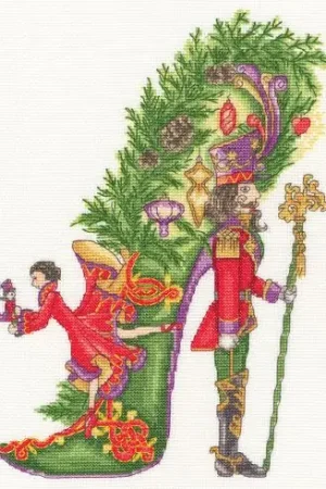 Saldi kit ricamo a punto croce - Racconto di Natale - Bothy Threads